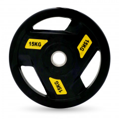 UnixFit PRO 15 кг, 51 мм DG15RUBPYL из каталога дисков для штанги с посадочным диаметром 50 мм. в Самаре по цене 5870 ₽
