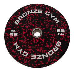Bronze Gym камуфляж красный 25кг BGBMC25 из каталога дисков (блинов) для штанг и гантелей в Самаре по цене 11310 ₽