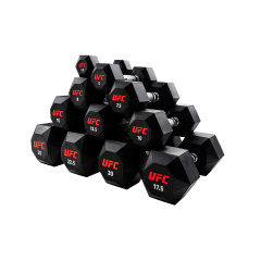 Octagon Dumbbell 5 пар от 10 до 20кг в Самаре по цене 113095 ₽ в категории гантельные ряды UFC