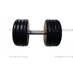MB Barbell классик - 49 кг из каталога обрезиненных гантелей в Самаре по цене 11905 ₽