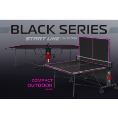 Compact-2 LX Всепогодный Black в Самаре по цене 43490 ₽ в категории теннисные столы Start Line