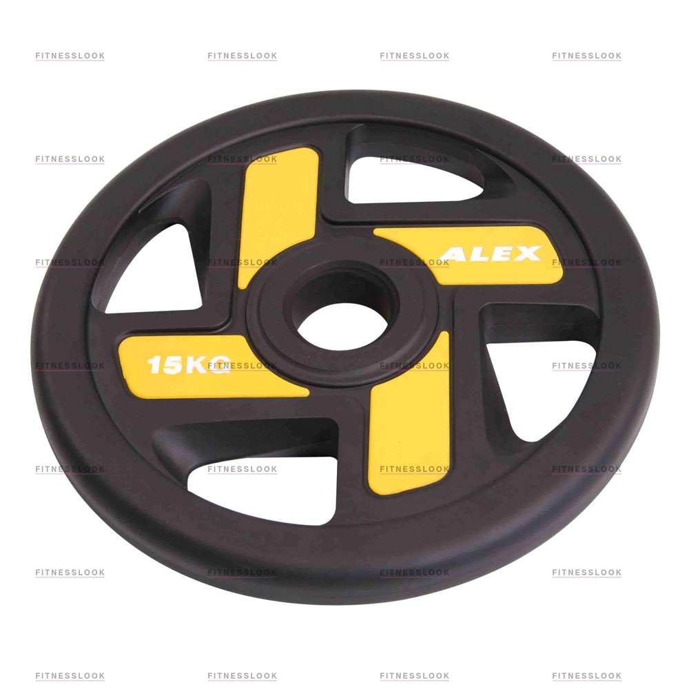 Alex полиуретановый 50 мм - 10 кг в Самаре по цене 7107 ₽ в категории диски (блины) для штанг и гантелей Aerofit