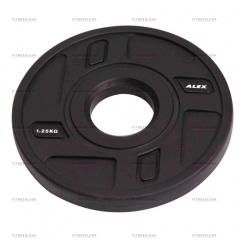 AeroFit Alex полиуретановый 50 мм -  1.25 кг из каталога дисков для штанги с посадочным диаметром 50 мм. в Самаре по цене 1587 ₽