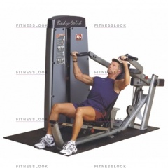 Body Solid ProDual DPRS-SF - жим от груди / жим от плеч из каталога грузоблочных тренажеров в Самаре по цене 421990 ₽