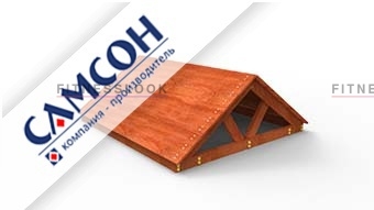 Самсон Крыша деревянная из каталога аксессуаров к игровым комплексам в Самаре по цене 8600 ₽