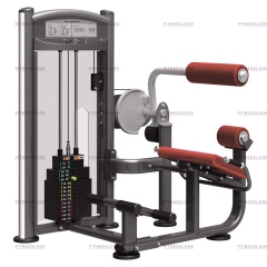 AeroFit IT9332 - разгибание спины из каталога грузоблочных тренажеров в Самаре по цене 205200 ₽