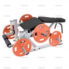 AeroFit Plate Load PLLC - сгибание ног лежа из каталога тренажеров на свободных весах в Самаре по цене 70130 ₽