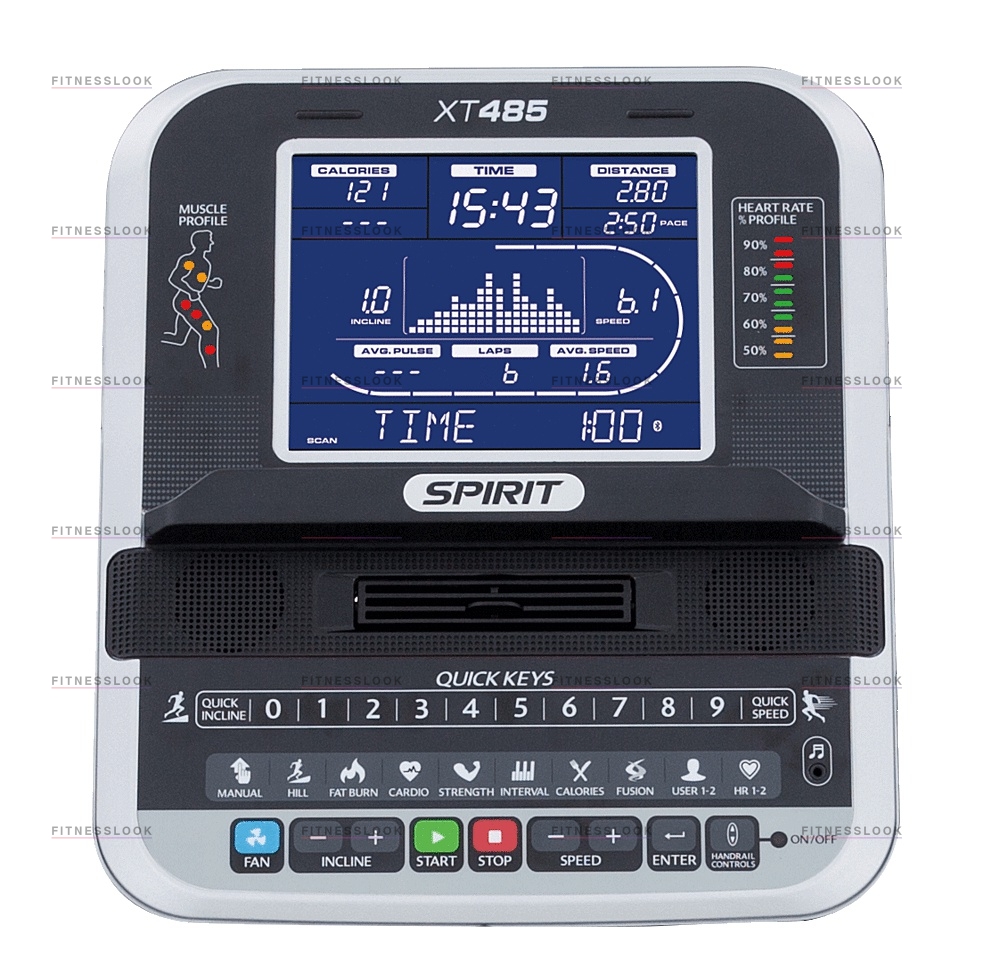 Spirit Fitness XT485 лучшие кардиопрограммы