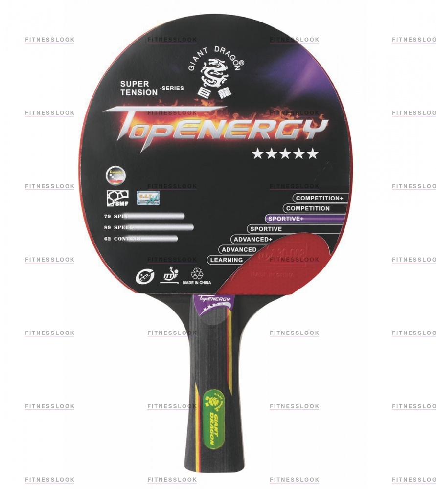 TopEnergy в Самаре по цене 790 ₽ в категории ракетки для настольного тенниса Giant Dragon