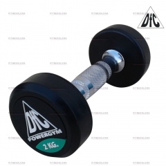 PowerGym пара - 2 кг в Самаре по цене 2020 ₽ в категории обрезиненные гантели DFC