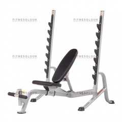 Hoist HF-5170 7 Position FID Bench - со стойками из каталога скамей со стойкой в Самаре по цене 168730 ₽
