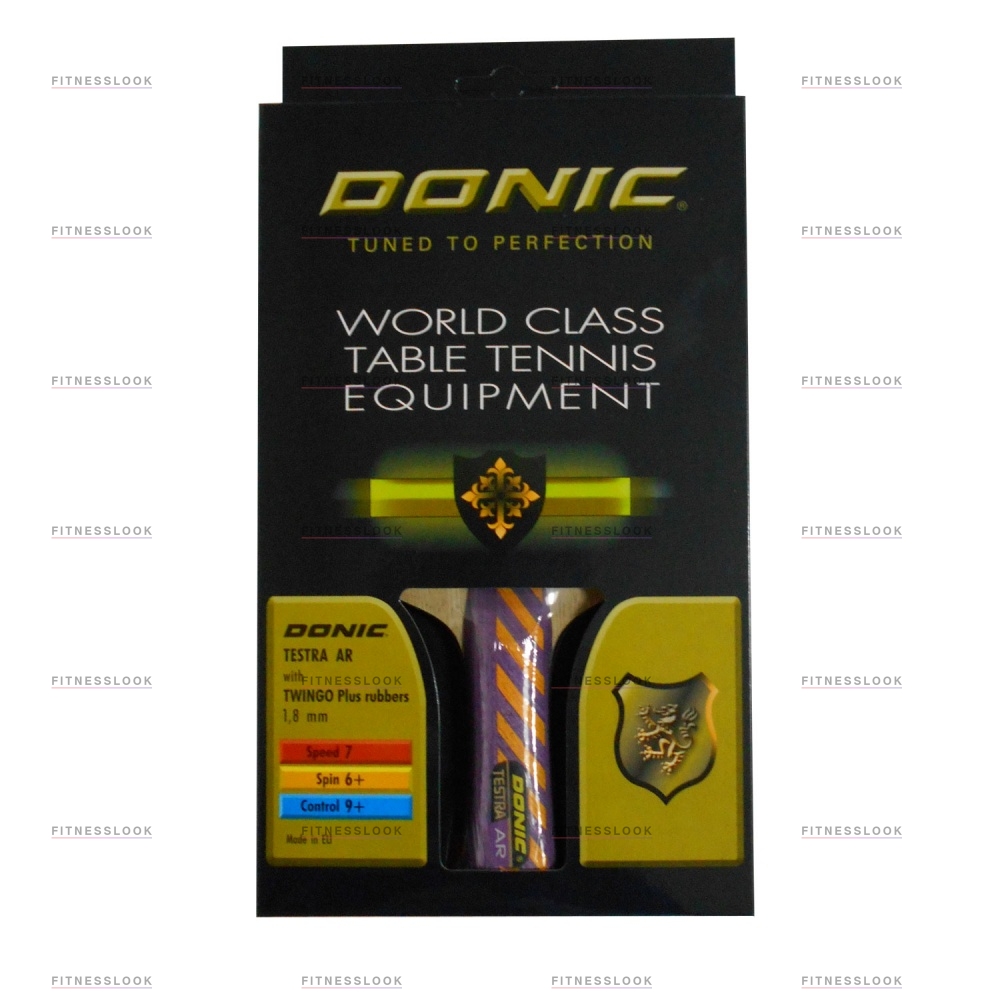 Testra AR with Twingo Plus rubbers в Самаре по цене 6991 ₽ в категории ракетки для настольного тенниса Donic