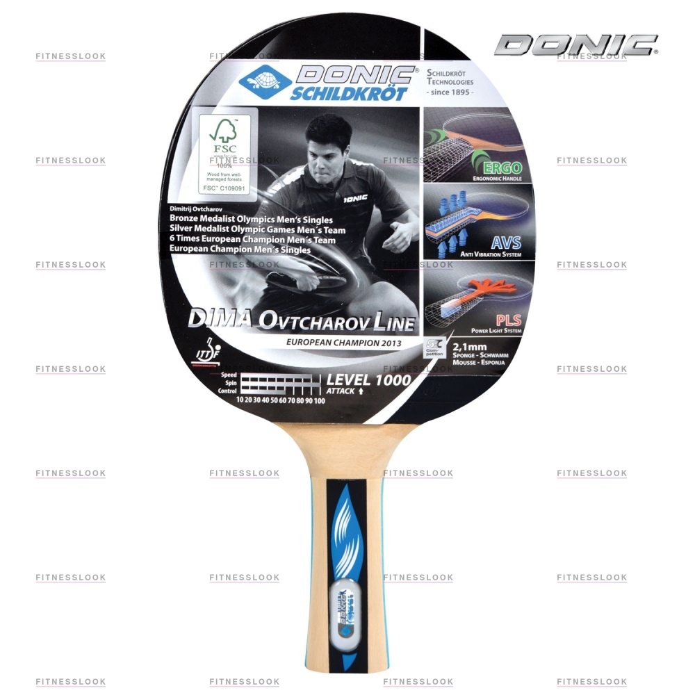 Donic Ovtcharov 1000 из каталога ракеток для настольного тенниса в Самаре по цене 3290 ₽