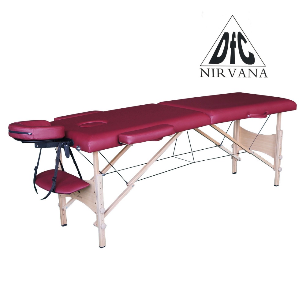 Nirvana Optima (винный цвет) в Самаре по цене 16990 ₽ в категории складные массажные столы DFC