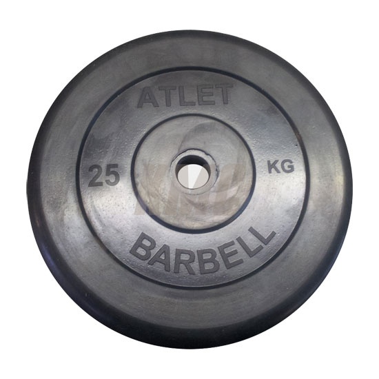 MB Barbell Atlet 50 мм - 25 кг из каталога дисков для штанги с посадочным диаметром 50 мм. в Самаре по цене 7990 ₽