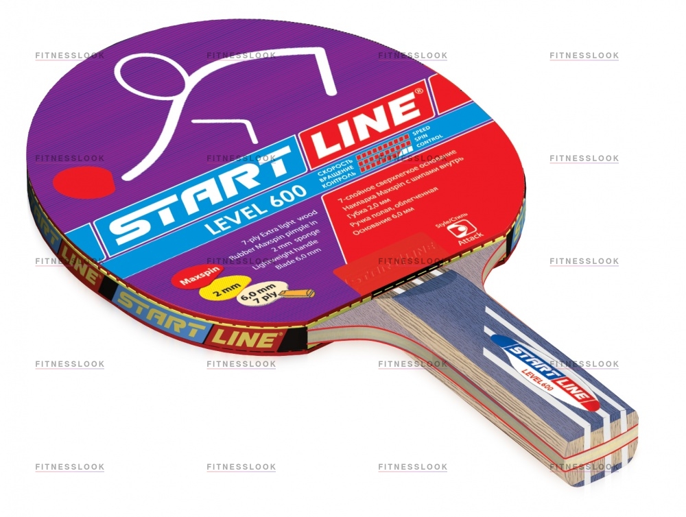 Level 600 прямая в Самаре по цене 75590 ₽ в категории ракетки для настольного тенниса Start Line