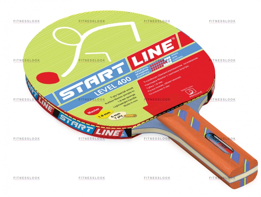 Level 400 прямая в Самаре по цене 790 ₽ в категории ракетки для настольного тенниса Start Line