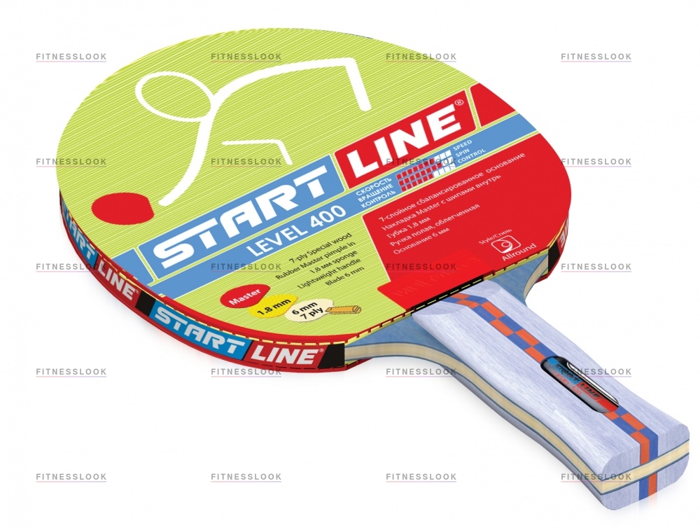 Level 400 анатомическая в Самаре по цене 790 ₽ в категории ракетки для настольного тенниса Start Line