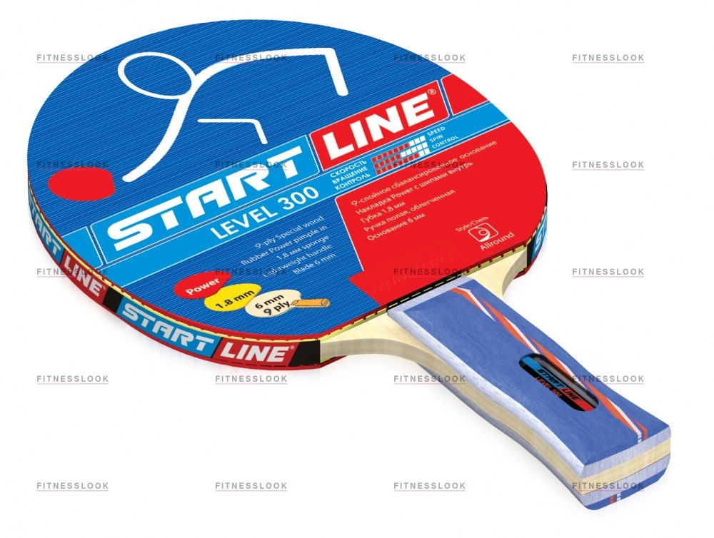 Level 300 анатомическая в Самаре по цене 590 ₽ в категории ракетки для настольного тенниса Start Line