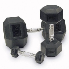 Body Solid гексагональная 37.5 кг. SDRK37.5 из каталога обрезиненных гантелей в Самаре по цене 18096 ₽
