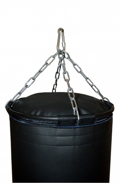 Подвесной боксерский мешок и груша Рокки 140х40 см. 60 кг. экокожа