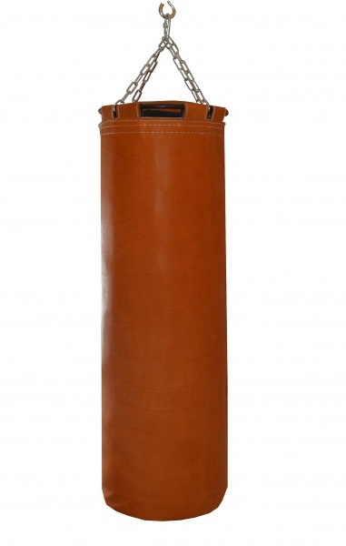 Рокки 80х30 см 25 кг. кожа рыжий из каталога подвесных боксерских мешков и груш в Самаре по цене 17820 ₽